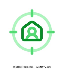 Editable remote work, headhunting, hiring vector icon. Remote work, job, profession, freelance. Part of a big icon set family. Perfect for web and app interfaces, presentations, infographics, etc