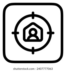 Editable remote work, headhunting, hiring vector icon. Remote work, job, profession, freelance. Part of a big icon set family. Perfect for web and app interfaces, presentations, infographics, etc