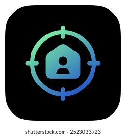 Trabalho remoto editável, headhunt, ícone de vetor de contratação. Trabalho à distância, profissão, freelance. Parte de uma grande família de conjuntos de ícones. Perfeito para interfaces web e app, apresentações, infográficos, etc