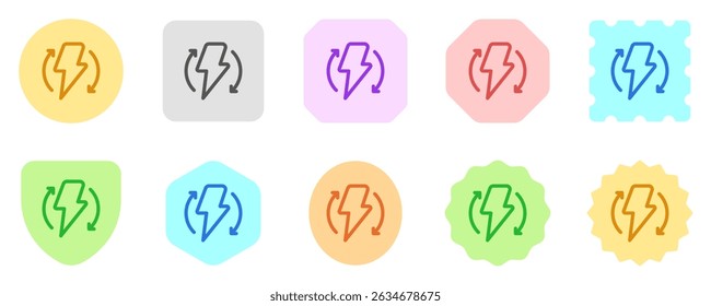 Editable renewable, sustainable, energy vector icon. Environment, ecology, eco-friendly. Part of a big icon set family. Perfect for web and app interfaces, presentations, infographics, etc
