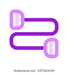 Editable resistance band vector icon. Part of a big icon set family. Perfect for web and app interfaces, presentations, infographics, etc