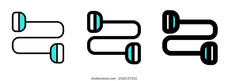 Editable resistance band vector icon. Part of a big icon set family. Perfect for web and app interfaces, presentations, infographics, etc