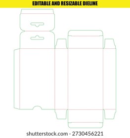Plantilla de línea de distribución editable y ajustable para cuadros personalizados_3.eps