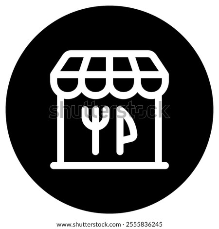 Editable restaurant building vector icon. Part of a big icon set family. Perfect for web and app interfaces, presentations, infographics, etc