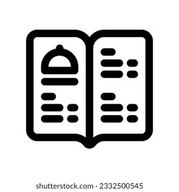 Editable restaurant menu vector icon. Food, restaurant. Part of a big icon set family. Perfect for web and app interfaces, presentations, infographics, etc