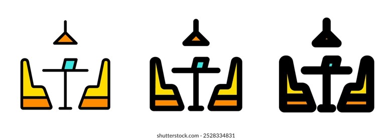 Editable restaurant seat vector icon. Food, restaurant. Part of a big icon set family. Perfect for web and app interfaces, presentations, infographics, etc