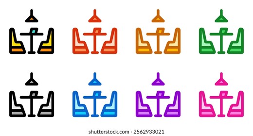Editable restaurant seat vector icon. Food, restaurant. Part of a big icon set family. Perfect for web and app interfaces, presentations, infographics, etc