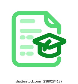 Editable resume, education, experience, cv, file, document vector icon. Business, work, job, office. Part of a big icon set family. Perfect for web and app interfaces, presentations, infographics, etc