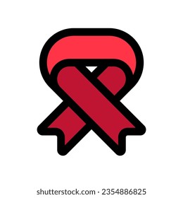 Editable ribbon vector icon. Part of a big icon set family. Perfect for web and app interfaces, presentations, infographics, etc