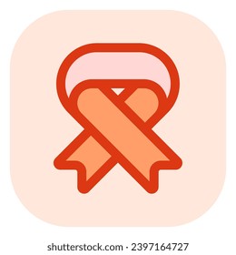 Editable ribbon vector icon. Part of a big icon set family. Perfect for web and app interfaces, presentations, infographics, etc