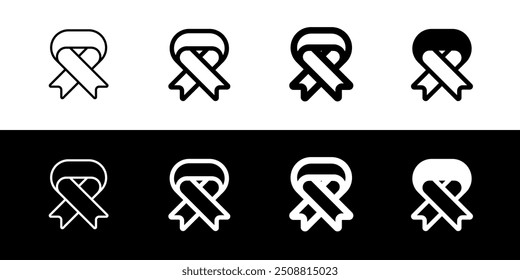 Editable ribbon vector icon. Part of a big icon set family. Perfect for web and app interfaces, presentations, infographics, etc