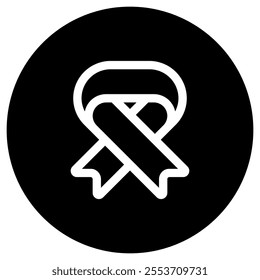 Editable ribbon vector icon. Part of a big icon set family. Perfect for web and app interfaces, presentations, infographics, etc