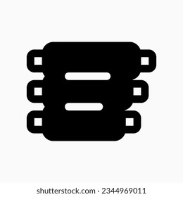 Editable ribs bbq vector icon. Part of a big icon set family. Perfect for web and app interfaces, presentations, infographics, etc