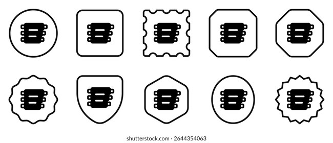 Editable ribs bbq vector icon. Part of a big icon set family. Perfect for web and app interfaces, presentations, infographics, etc