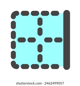 Editable right border vector icon. Part of a big icon set family. Perfect for web and app interfaces, presentations, infographics, etc