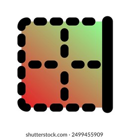 Editable right border vector icon. Part of a big icon set family. Perfect for web and app interfaces, presentations, infographics, etc