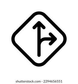 Editable road sign vector icon. Map, location, navigation. Part of a big icon set family. Perfect for web and app interfaces, presentations, infographics, etc