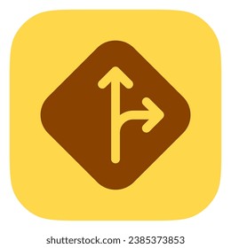 Editable road sign vector icon. Map, location, navigation. Part of a big icon set family. Perfect for web and app interfaces, presentations, infographics, etc