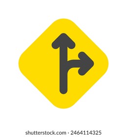 Editable road sign vector icon. Map, location, navigation. Part of a big icon set family. Perfect for web and app interfaces, presentations, infographics, etc