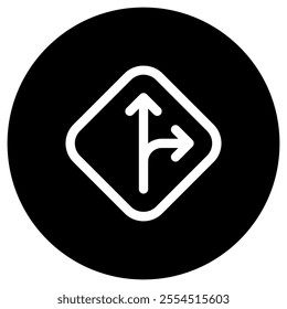 Editable road sign vector icon. Map, location, navigation. Part of a big icon set family. Perfect for web and app interfaces, presentations, infographics, etc