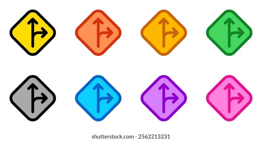 Editable road sign vector icon. Map, location, navigation. Part of a big icon set family. Perfect for web and app interfaces, presentations, infographics, etc