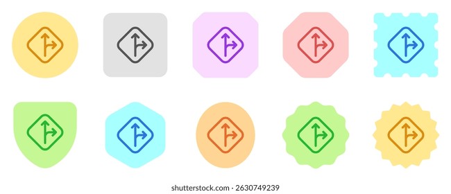 Editable road sign vector icon. Map, location, navigation. Part of a big icon set family. Perfect for web and app interfaces, presentations, infographics, etc