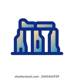 Editable rock, stone, structure vector icon. Landmark, monument, building, culture, architecture. Part of a big icon set family. Perfect for web and app interfaces, presentations, infographics, etc