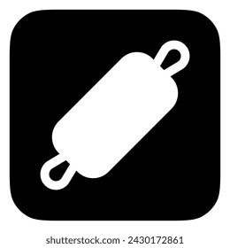 Editable rolling pin vector icon. Bakery, cooking, appliances, kitchenware, food. Part of a big icon set family. Perfect for web and app interfaces, presentations, infographics, etc