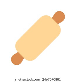 Editable rolling pin vector icon. Bakery, cooking, appliances, kitchenware, food. Part of a big icon set family. Perfect for web and app interfaces, presentations, infographics, etc