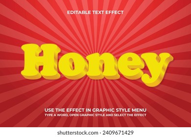Editable Romantic 3D Text Effect Vector