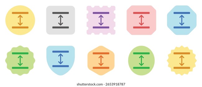 Editable room height vector icon. Property, real estate, construction, mortgage, interiors. Part of a big icon set family. Perfect for web and app interfaces, presentations, infographics, etc