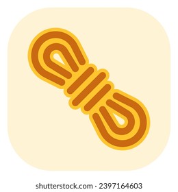 Editable rope, carabiner vector icon. Part of a big icon set family. Perfect for web and app interfaces, presentations, infographics, etc