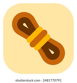 Editable rope, carabiner vector icon. Part of a big icon set family. Perfect for web and app interfaces, presentations, infographics, etc