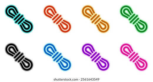 Editable rope, carabiner vector icon. Part of a big icon set family. Perfect for web and app interfaces, presentations, infographics, etc