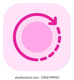 Editable rotate arrow vector icon. Part of a big icon set family. Perfect for web and app interfaces, presentations, infographics, etc