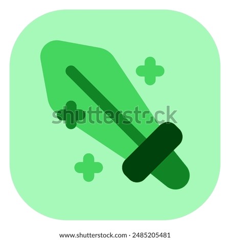 Editable RPG, role-playing, game, sword vector icon. Video game, game elements. Part of a big icon set family. Perfect for web and app interfaces, presentations, infographics, etc