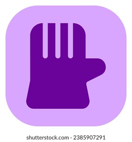 Editable rubber gloves vector icon. Part of a big icon set family. Perfect for web and app interfaces, presentations, infographics, etc