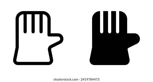 Editable rubber gloves vector icon. Part of a big icon set family. Perfect for web and app interfaces, presentations, infographics, etc