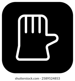 Editable rubber gloves vector icon. Part of a big icon set family. Perfect for web and app interfaces, presentations, infographics, etc