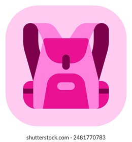 Editable rucksack, backpack vector icon. Part of a big icon set family. Perfect for web and app interfaces, presentations, infographics, etc