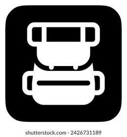 Editable rucksack, camper bag, backpack vector icon. Part of a big icon set family. Perfect for web and app interfaces, presentations, infographics, etc