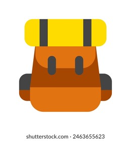 Editable rucksack, camper bag, backpack vector icon. Part of a big icon set family. Perfect for web and app interfaces, presentations, infographics, etc