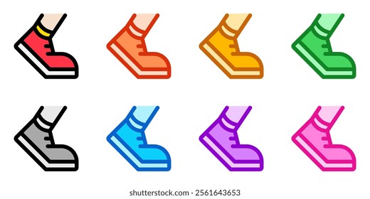 Editable running vector icon. Part of a big icon set family. Perfect for web and app interfaces, presentations, infographics, etc