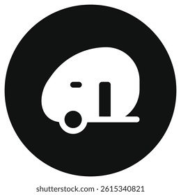 Editable rv trailer vector icon. Vehicles, transportation, travel. Part of a big icon set family. Perfect for web and app interfaces, presentations, infographics, etc