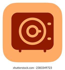 Editable safebox, deposit box, saving vector icon. Part of a big icon set family. Finance, business, investment, accounting. Perfect for web and app interfaces, presentations, infographics, etc