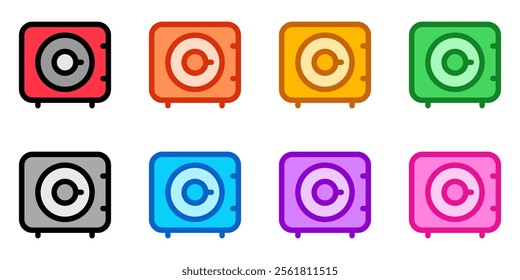 Editable safebox, deposit box, saving vector icon. Part of a big icon set family. Finance, business, investment, accounting. Perfect for web and app interfaces, presentations, infographics, etc