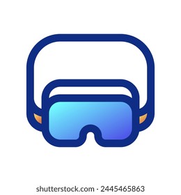 Gafas de seguridad editables, icono de Vector de protección ocular. Construcción, herramientas, industria. Parte de una gran familia de iconos. Perfecto para interfaces de Web y App, presentaciones, infografías, etc
