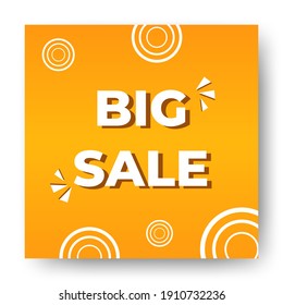 Editable sale banner design. Usable for social media post and banner. Vector design