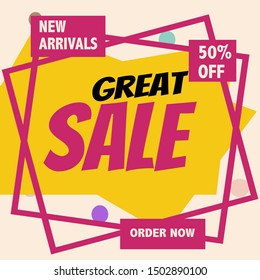 Editable sale discount 
 Banner template for  promotion and advertise on website or social media.