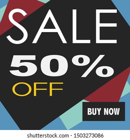 Editable Sale Discount Banner Template Design for advertise, marketing, promotion, deal event on website or social media.